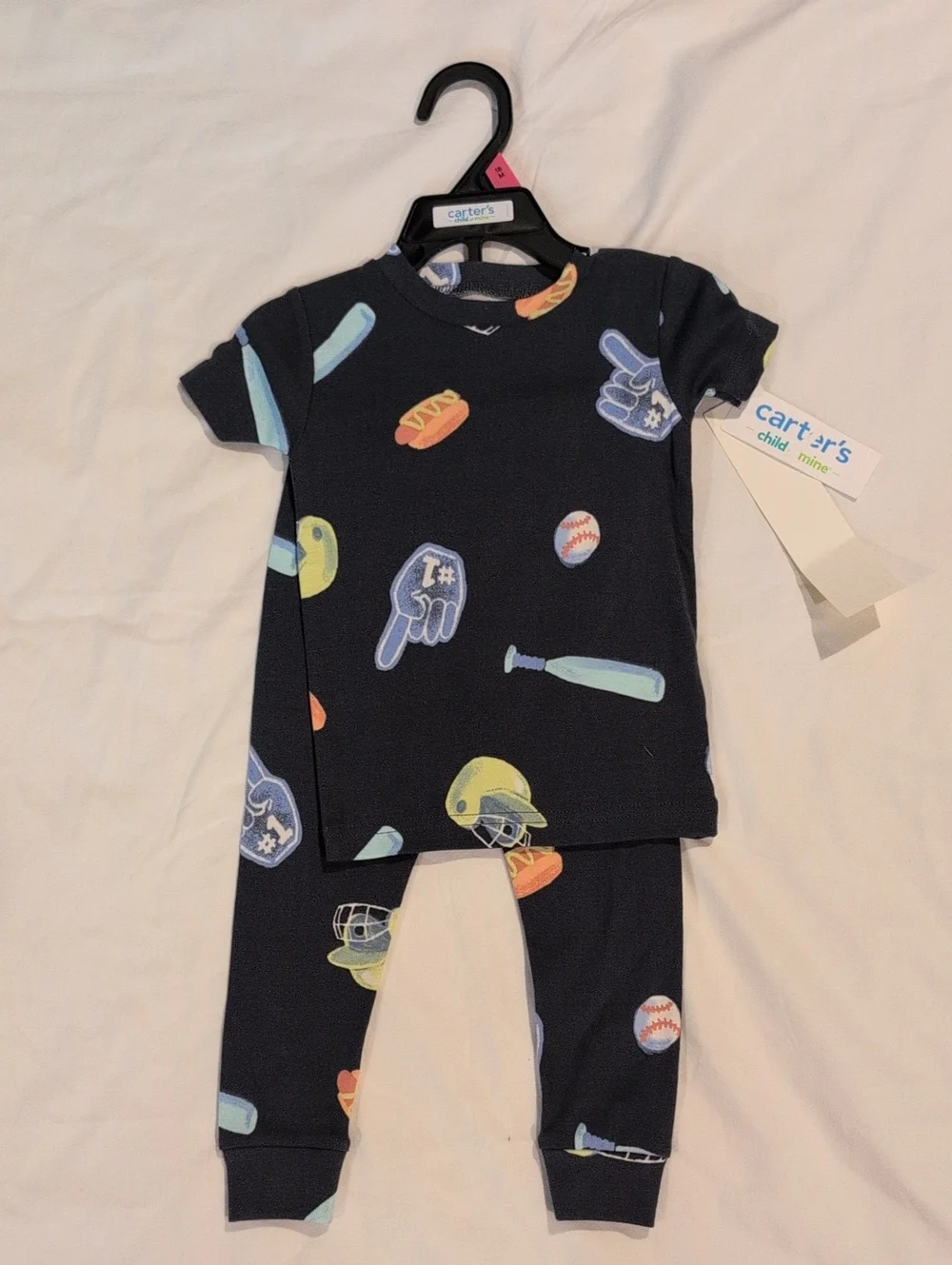 Carters Navy Blue Boys PJ Set NWT